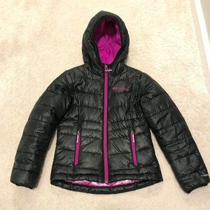 Girls Black Columbia Jacket